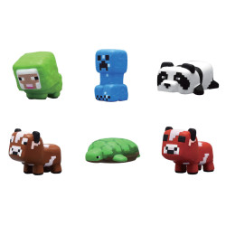 Figurines Box Minecraft Squish Me Collection Series 2