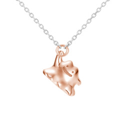 Necklace Silver Pink Gold Coating Ditto Pokémon