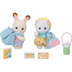 Figurines Nakayoshi Baby Set Going to Kindergarten Sylvanian Families
