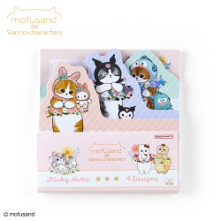 Notes Autocollantes Flower Sanrio Characters x mofusand