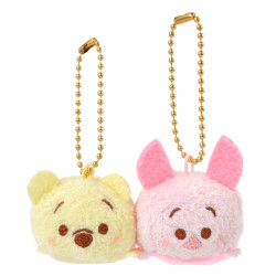 Plush Keychain Winnie the Pooh & Piglet TSUM TSUM Disney Valentine 2024