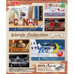 Figure Box Words Collection Detective Conan