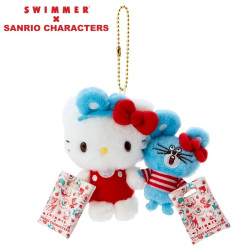 Peluche Porte-clés Hello Kitty SWIMMER×SANRIO CHARACTERS