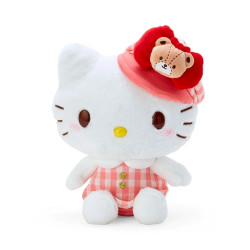 Plush S Hello Kitty Sanrio Gingham Newsboy