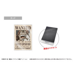 Acrylic Block Magnet Wanted Poster Vol.3 Kid One Piece