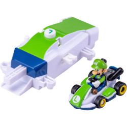 Mini Car Luigi & Standard Kart Drift Starter Set Mario Kart Drift Tomica