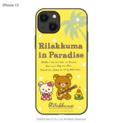 iPhone 13 Frame Case Glass 1 Aloha Rilakkuma