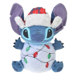 Peluche Stitch Light Up Christmas Snow Man Disney