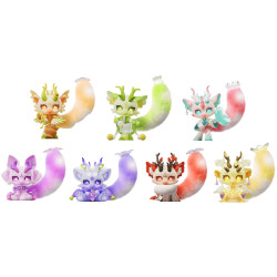 Figures Box Flower And Dragon Cup Rabbit