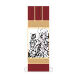 Mini Hanging Scroll Luffy & Brook One Piece ILLUSTRATION WORKS