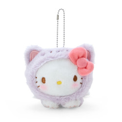 Plush Keychain Hello Kitty Sanrio Daisuki Neko Neko