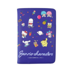 Passport Cover Navy Sanrio Characters