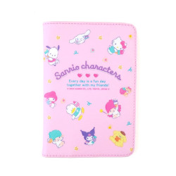 Passport Cover Pink Sanrio Characters