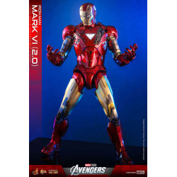 Figure Iron Man Mark 6 Version 2.0 The Avengers Movie Masterpiece Diecast