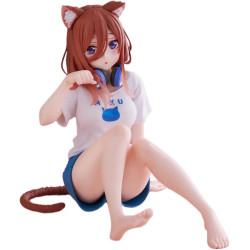 Figure Miku Nakano Cat Room Wear Ver. The Quintessential Quintuplets Desktop Cute