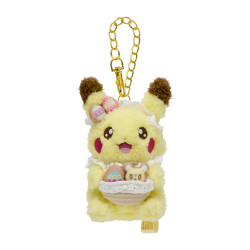 Peluche Porte-clés Pikachu Pokémon Yum Yum Easter