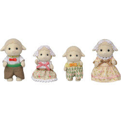 Figurines Set Sheep Family Sylvanian Families