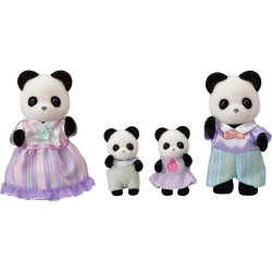 Figures Set Pookie Panda Family Sylvanian Families