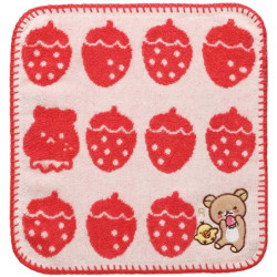 Mini Towel Rilakkuma Korilakkuma's Strawberry Life