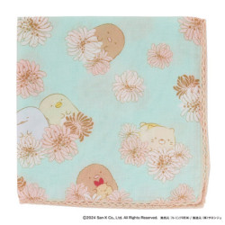 Gauze Handkerchief Pattern Green Paul & Joe x Sumikko Gurashi