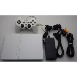Sony Playstation 2 Blanc - Set 5 Articles (SCPH-70000)
