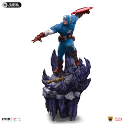 Figure Captain America Comic Ver. Deluxe Edition Marvel Iron Studios