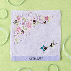 Embroidery Mini Towel Haku & Chihiro Spirited Away