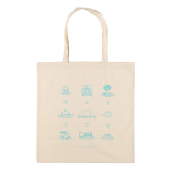 Large Cotton Tote Bag Food Icon Kirby Café