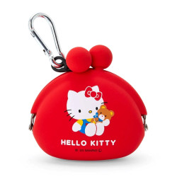 Coin Purse Gamaguchi POCHIBI Red Hello Kitty Sanrio