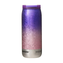 Can-shaped Stainless Steel Bottle Crack Gradient Purple Starbucks