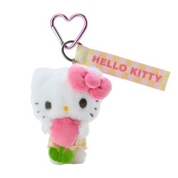 Plush Keychain Hello Kitty Sanrio Pastel Checkers