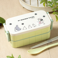 Antibacterial 2 Tier Tight Lunch Box My neighbor Totoro
