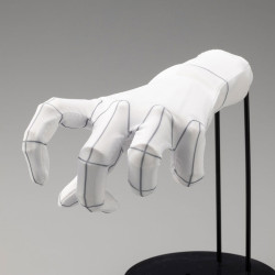 Figure Artist Support Item Hand Model Glove L Wireframe