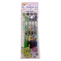 Ballpoint Pen Juice 4 color Set Pokémon WAGARA modern