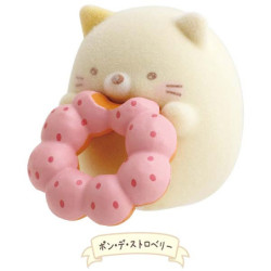 Figurine Petit Sumikko Mascot Neko Mister Donut x Sumikko Gurashi