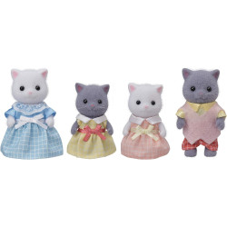 Figurines Set Famille Chat Persan Sylvanian Families