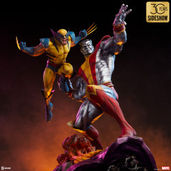 Figurine Colossus & Wolverine Fastball Special Marvel Comics Statue Premium Format