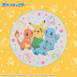 Serviette Circulaire Pokémon Sweets Time USED