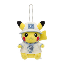 Peluche Porte-clés Pikachu Leisure Style Ver. Pokémon Center Tokyo Bay R