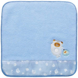 Mini Towel Bleu Rilakkuma Umi Rira Kibun