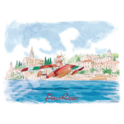 Jigsaw Puzzle 108 Pieces Savoy Landing Porco Rosso