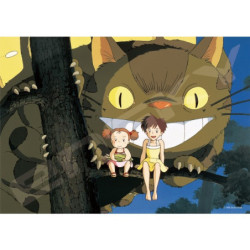 Puzzle 108 Pieces Cat Bus and Satsuki & May Mon voisin Totoro