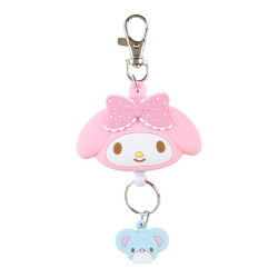 Reel Keychain Face shaped My Melody Sanrio