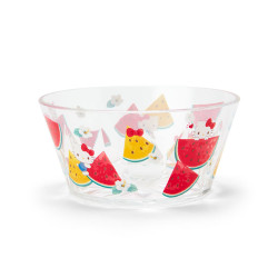 Clear Bowl Hello Kitty Sanrio Colorful Fruits