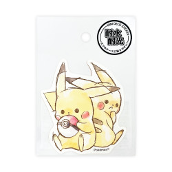 Mini Déco Autocollant Nakayoshi Pokémon Pikachu number025