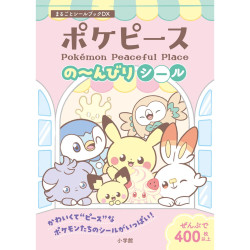 Livre d'autocollants Marugoto DX Nonbiri Pokémon Poképeace