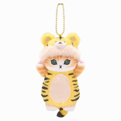 Plush Keychain Tiger Ver. mofusand Kigurumi Nyan Mascot