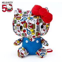 Plush Hello Kitty Colorful Ver. Sanrio Hello Kitty 50th Anniversary