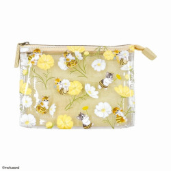 3 Pocket Pouch Flower Yellow mofusand
