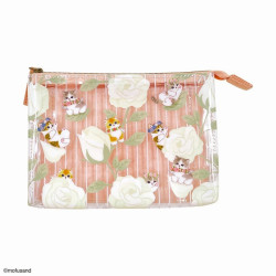 3 Pocket Pouch Flower Pink mofusand